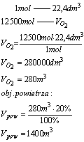 chemia zadania