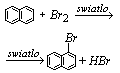 naftalen + Br2