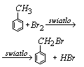 toluen + Br2