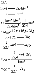 chemia zadania