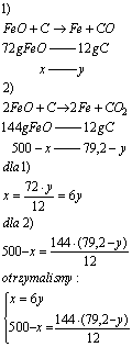 chemia zadania