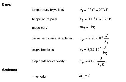 fizyka bilans cieplny termodynamika rozwiązania zadań krzysztof chyla