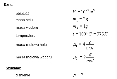 fizyka przemiany gazu doskonałego rozwiązania zadań krzysztof chyla wzory