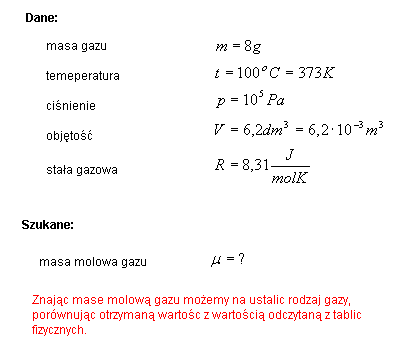 fizyka przemiany gazu doskonałego rozwiązania zadań krzysztof chyla wzory