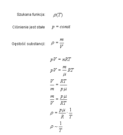 fizyka przemiany gazu doskonałego rozwiązania zadań krzysztof chyla wzory