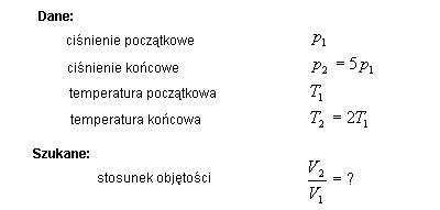fizyka przemiany gazu doskonałego rozwiązania zadań krzysztof chyla wzory