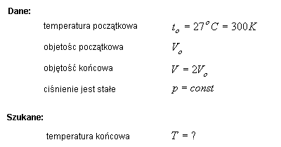 fizyka przemiany gazu doskonałego rozwiązania zadań krzysztof chyla wzory