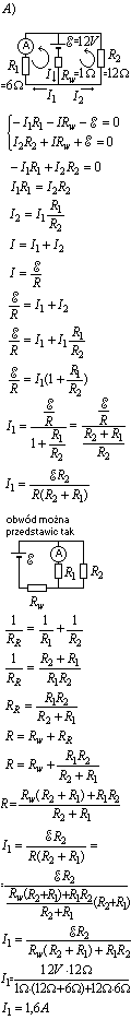 ściąga Prawa kirchhoffa obliczenia zadań na telefon komórkowy