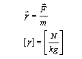 wzór natężenie pola grawitacyjnego