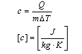 wzór Ciepło właściwe