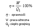 wzor sprawnośc cyklu termodynamicznego