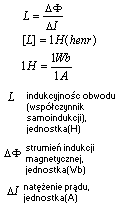 indukcyjność obwodu współczynnik samoindukcji