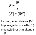 wzór na moc