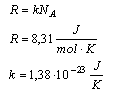 stała gazowa R, wartość stałej gazowej