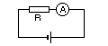 schemta pomiar natężenia (amperomierz)