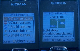 znaki drogowe na telefon komórkowy