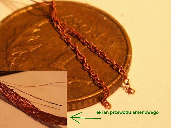 łmodel łańcucha oczka 0,3 mm